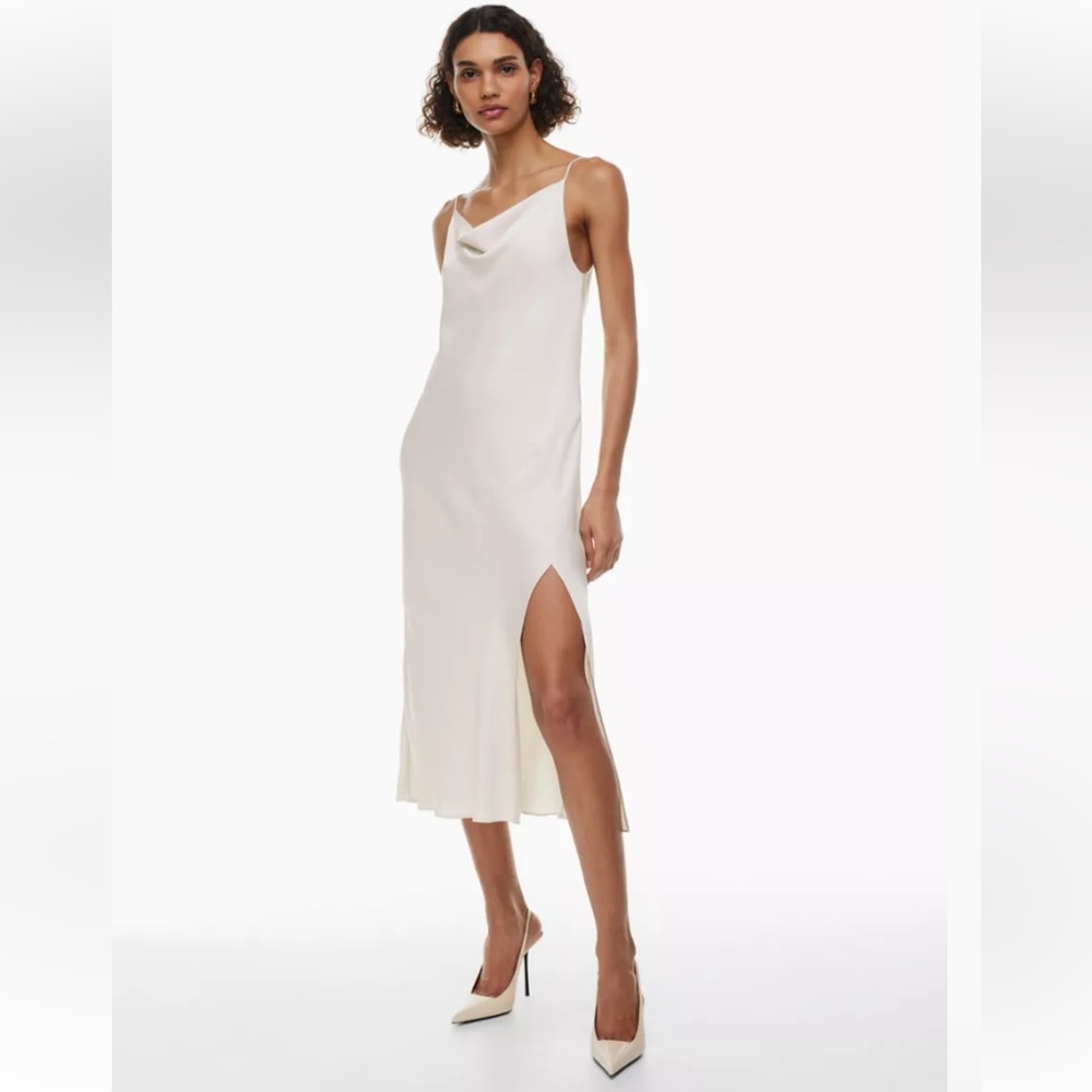 Aritzia Babaton Fonda Dress - Matte Pearl